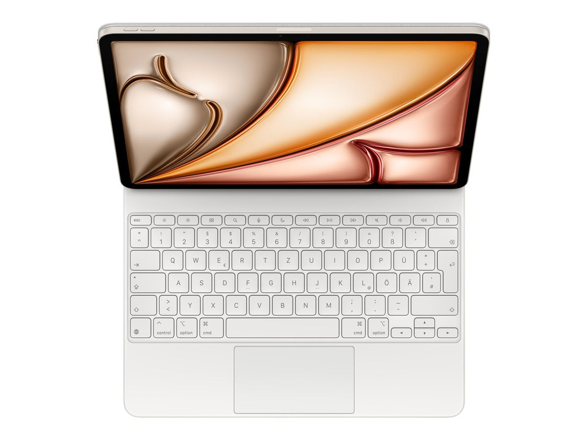 Magic Keyboard for iPad�Air 13-inch (M3) - German - White — Front
