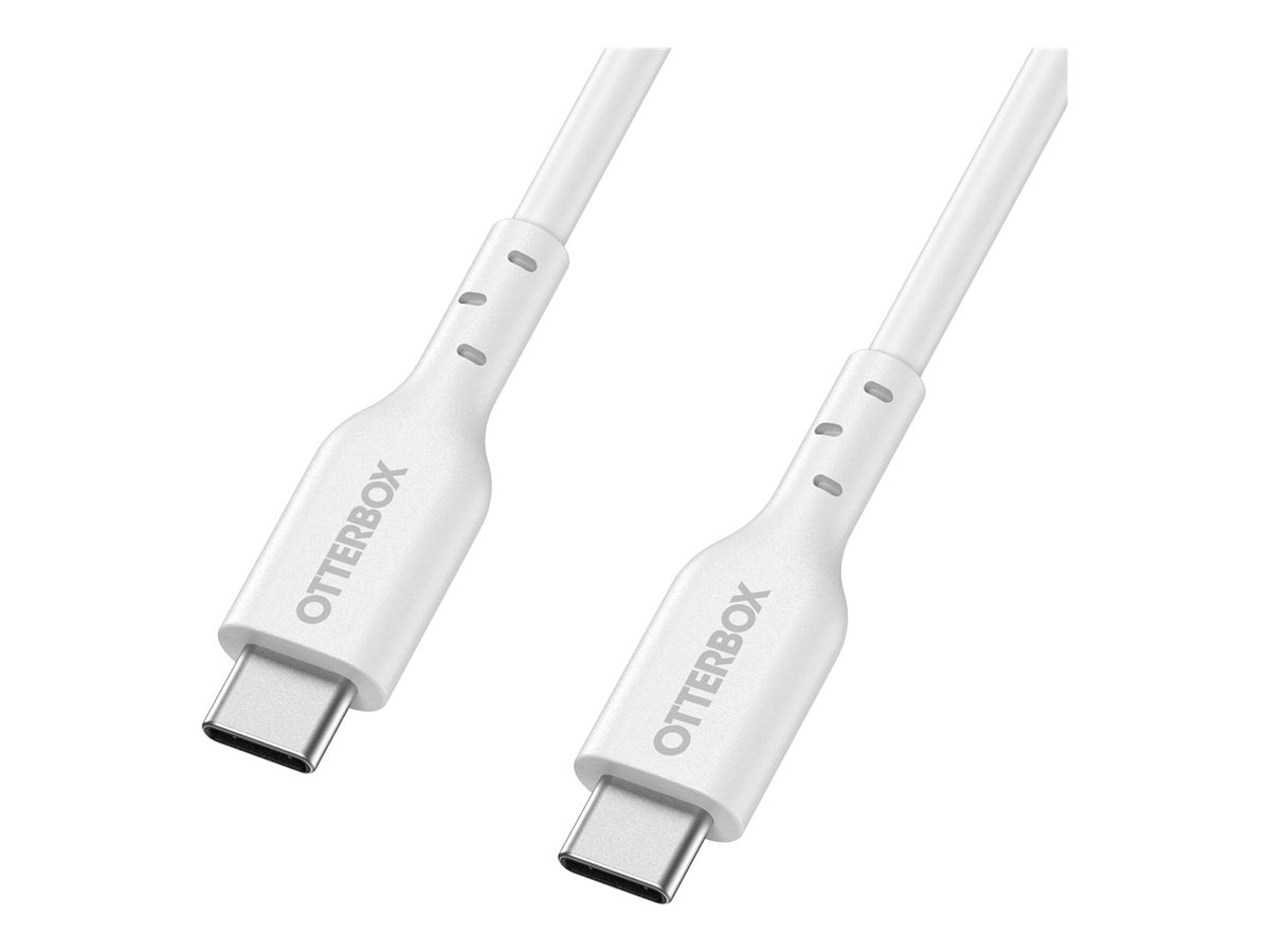 OtterBox - USB-kabel - USB-C (M) naar USB-C (M) - USB 2.0 - 3 A - 2 m - wit — Close-up