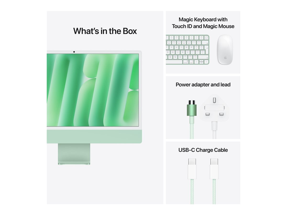 24-inch iMac Green — Close-up