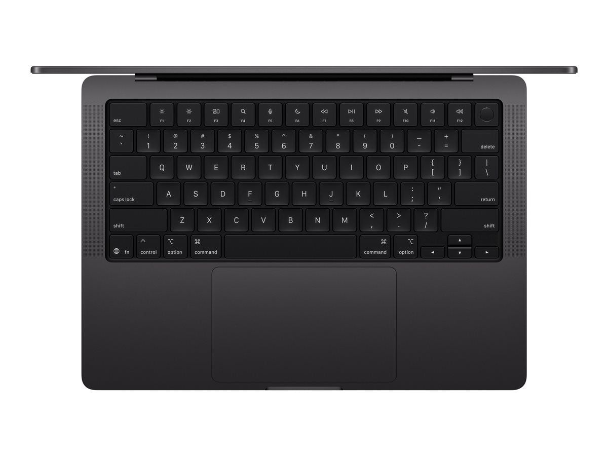 14-inch MacBook Pro Space Black — Top