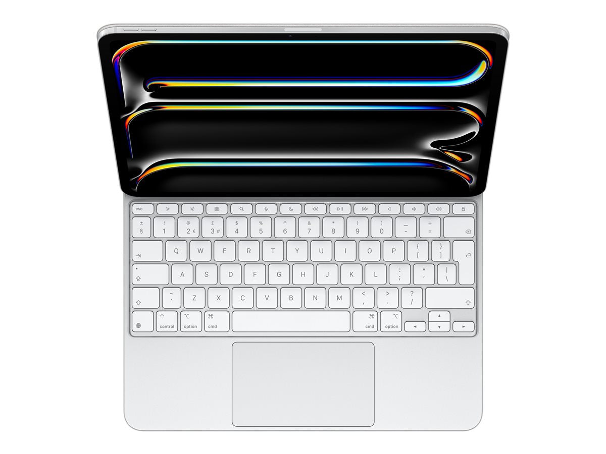 Magic Keyboard for iPad Pro 13-inch (M4) - British English - White — Front
