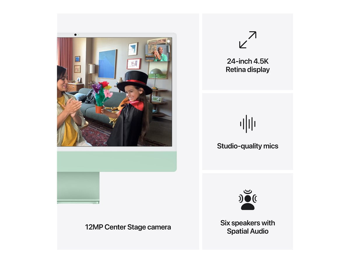 24-inch iMac Green — Close-up
