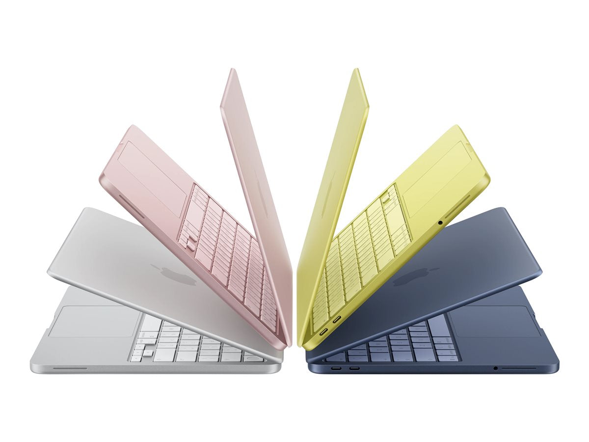 13-inch MacBook Neo Citrus — Multi-angle
