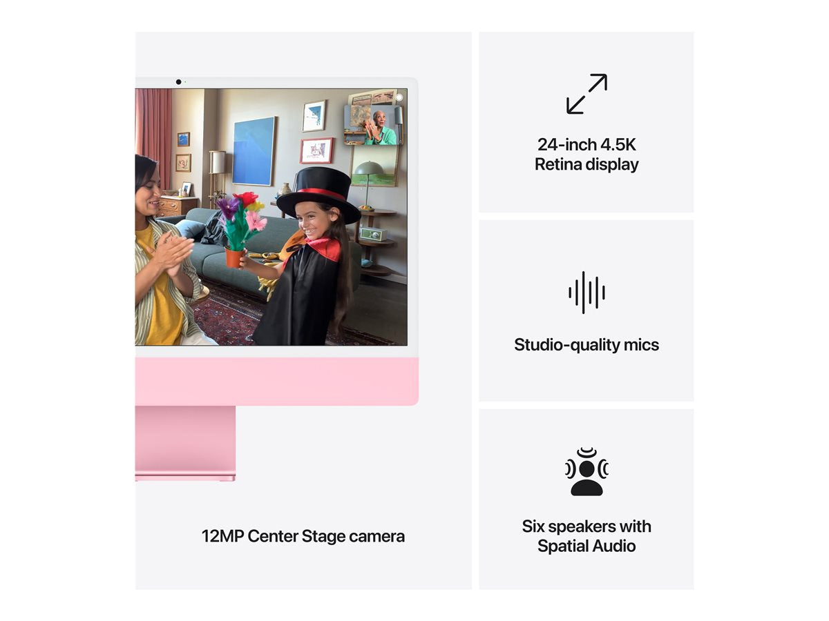 24-inch iMac Pink — Close-up