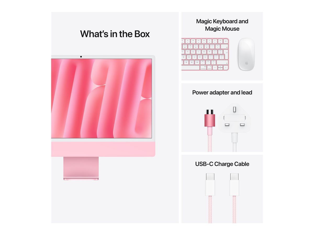 24-inch iMac Pink — Close-up