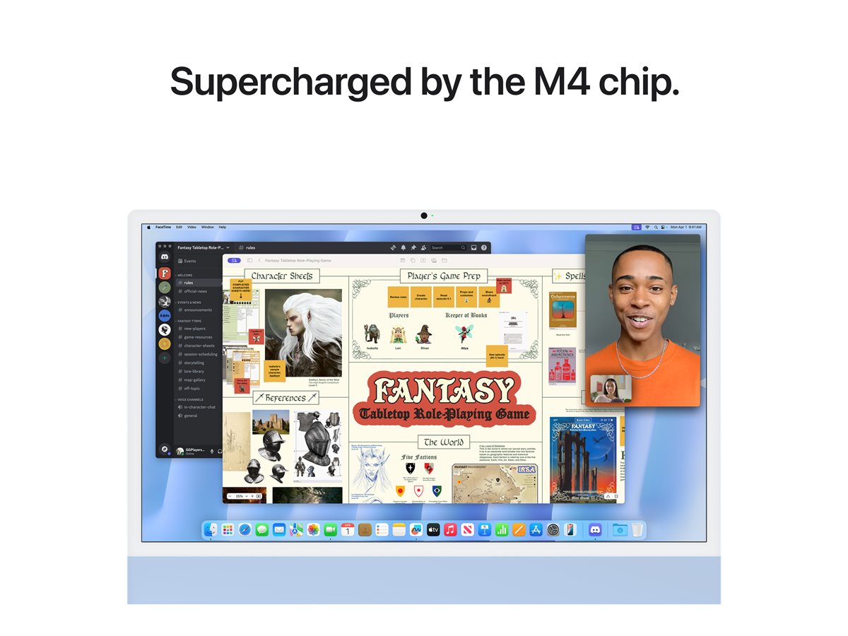 24-inch iMac Blue — Close-up