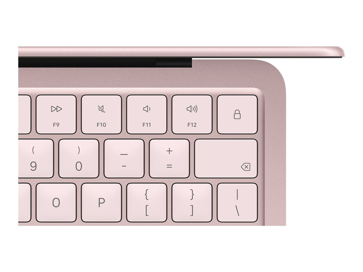 13-inch MacBook Neo Blush — Close-up