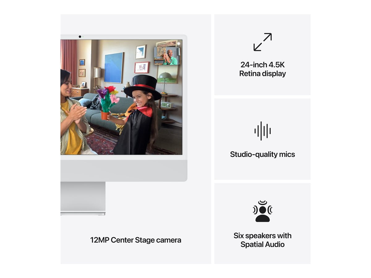 24-inch iMac Silver — Close-up