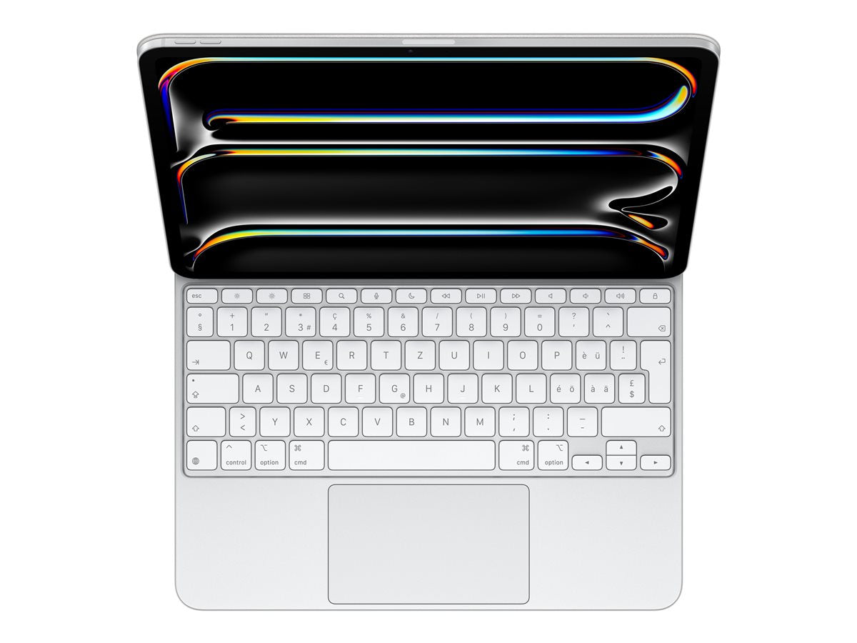 Magic Keyboard for iPad Pro 13-inch (M4) - Swiss - White — Front