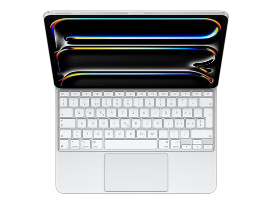 Magic Keyboard for iPad Pro 13-inch (M4) - Swiss - White — Front