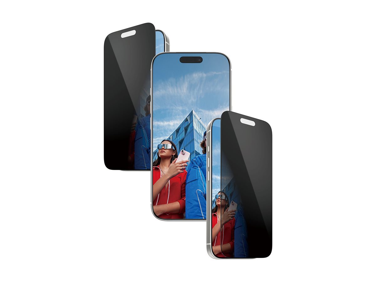 PanzerGlass� 2-Way Privacy Screen Protector iPhone 17 Pro | Ultra-Wide Fit w. EasyAligner — Multi-angle