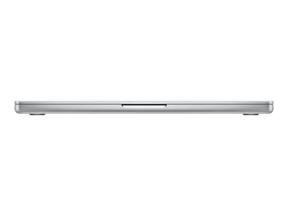 14-inch MacBook Pro Silver — Close-up