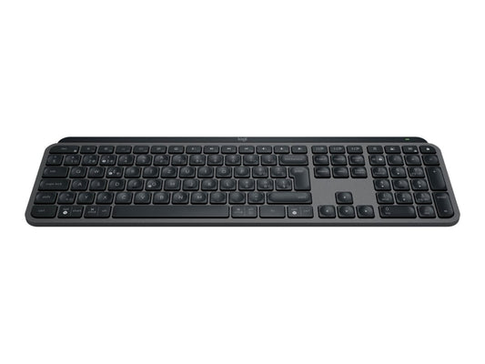 Logitech MX Keys S - Toetsenbord - backlit - draadloos - Bluetooth LE - QWERTY - VS-Engels - toetsschakelaar: Scissor-Key - grafiet — Front