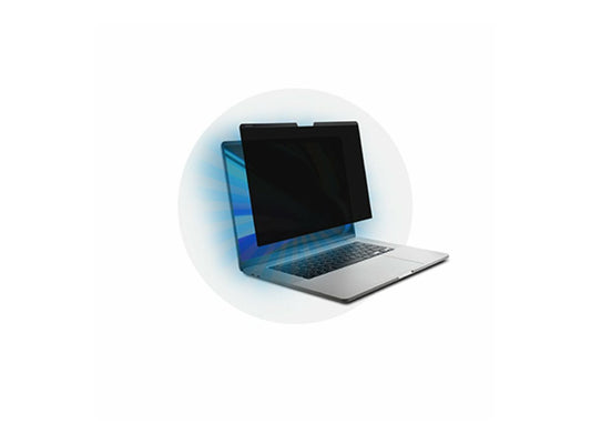Kensington MagPro Elite - Privacyfilter voor notebook - verwijderbaar - magnetisch - 14" - zwart - voor Apple MacBook Pro (14.2 ") — Left-angle