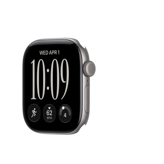 Apple Watch Series 12 GPS + Cellular 42mm Space Grey Aluminium Case with Navy Blue Sport Band - S/M