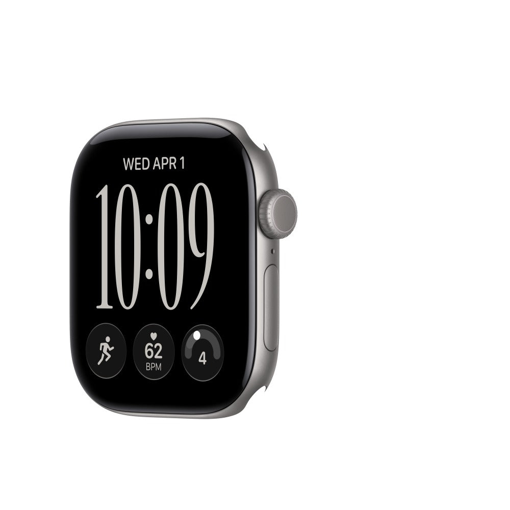 Apple Watch Series 12 GPS 42mm Space Grey Aluminium Case with Navy Blue Sport Band - M/L