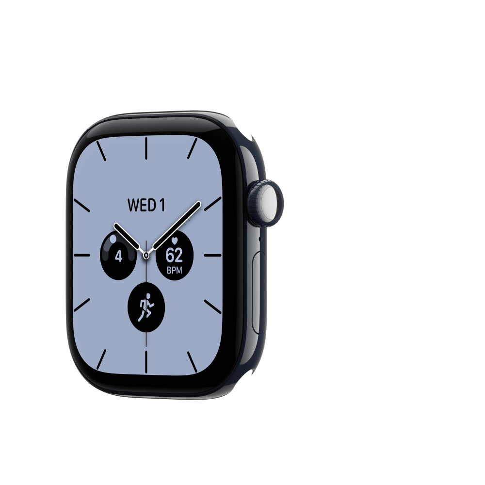 Apple Watch Series 12 GPS + Cellular 42mm Night Blue Ceramic Case with Navy Blue Sport Band - M/L