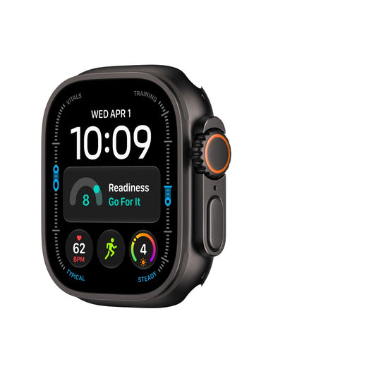 Apple Watch Ultra 4 GPS + Cellular 49mm Black Titanium Case with Burgundy Trail Loop - M/L
