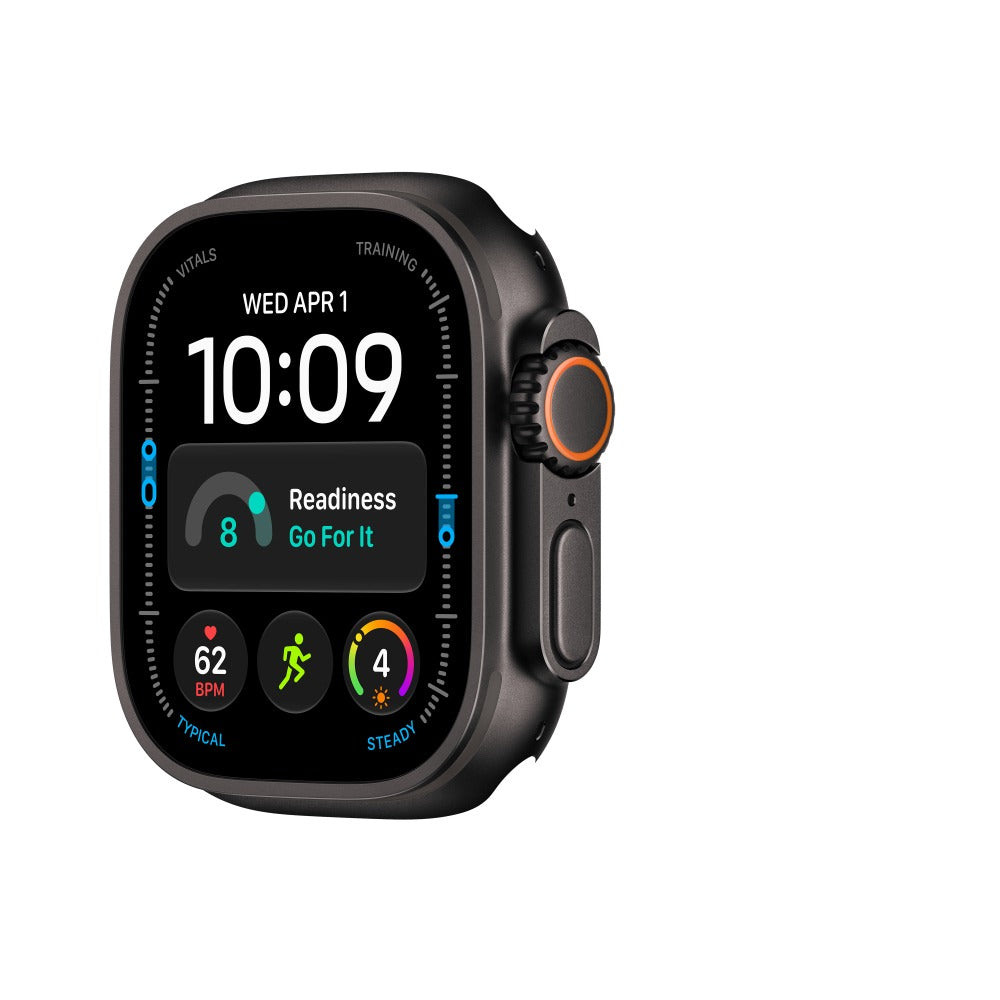 Apple Watch Ultra 4 GPS + Cellular 49mm Black Titanium Case with Translucent Black Ocean Band