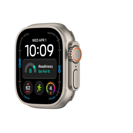 Apple Watch Ultra 4 GPS + Cellular 49mm Natural Titanium Case with Desert Alpine Loop - S